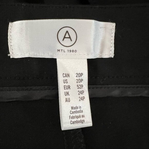 ADDITION Elle Black Stirrup Pants Size  20P - Picture 11 of 11